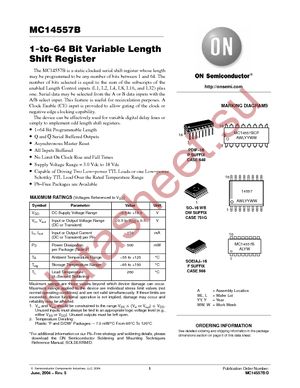 MC14557BDW datasheet  